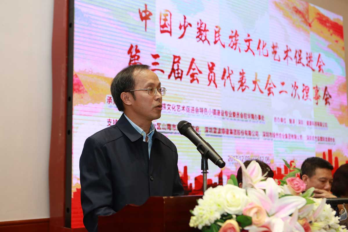 中国少数民族文化艺术促进会第三届会员代表大会二次理事会在深圳召开
