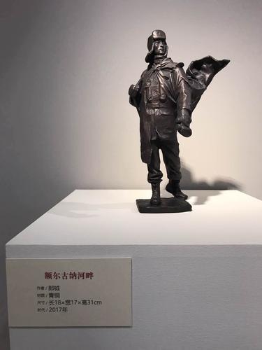 军旅雕塑家七人作品展在山西博物院开展