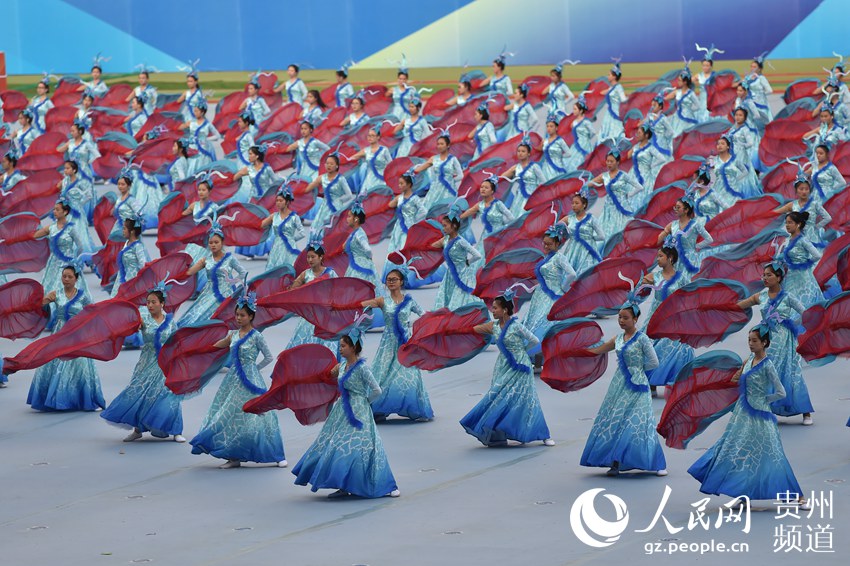 贵州省第十届运动会盛大开幕