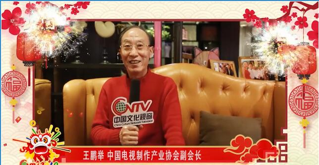中国电视制作产业协会副会长王鹏举：祝华人华侨新的一年里事业、爱情、生活红红火火！
