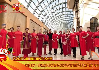 爱莲杯·北京小熊模舞艺术团：恭祝全国各族人民阖家美满 福寿安康